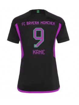 Billige Bayern Munich Harry Kane #9 Bortedrakt Dame 2023-24 Kortermet